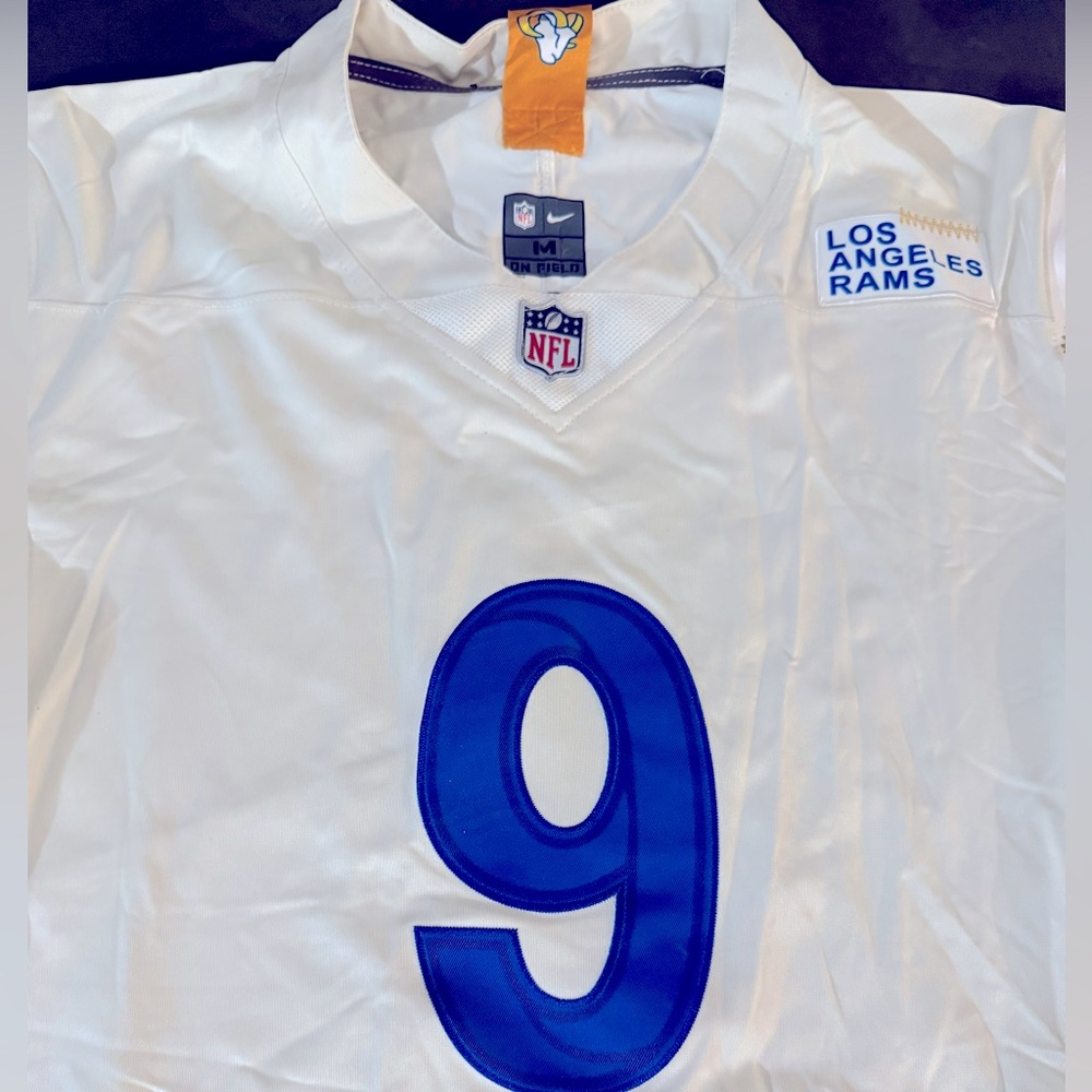 Los Angeles Rams Matthew Stafford #9 Bone Color Jersey